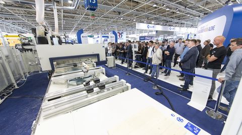 Diary at Ligna. After the Sales Meeting, SCM is ready to demonstrate all the latest in woodworking
