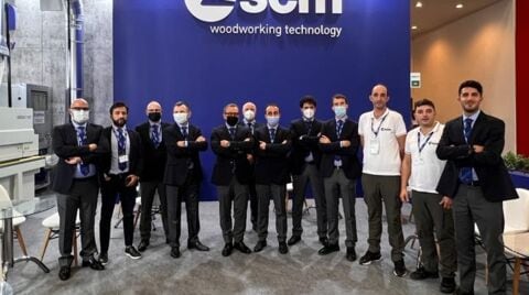 SCM at Woodtech fair to present the new commercial project for the turkish market