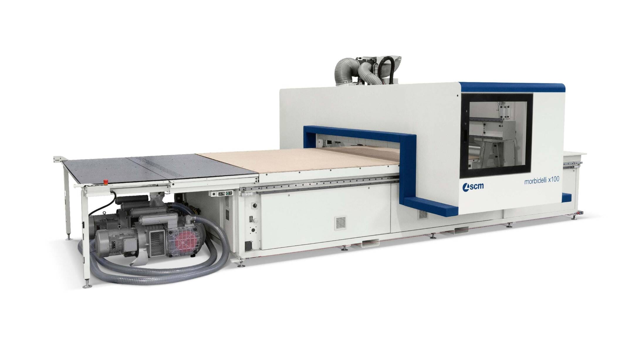 CNC Machining Centers - CNC Nesting Machining Centers for routing and drilling - morbidelli x100
