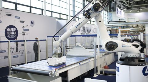 What's new at the "SCM live show": "delicate" and waste prevention sizing/nesting cell