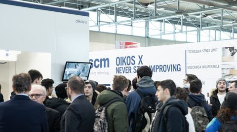 SCM at Legno&Edilizia with the new OIKOS X 