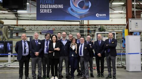 SCM Showcases Innovative Edgebanding Solutions at "Flexible Edgebanding for Doors" Event in Thiene