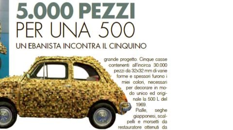 500Kube featured on the Italian magazine "4 Piccole Ruote"